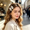 4 PCS Angel Wing Hair Clips with Rhinestones, No Bend