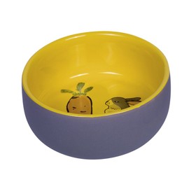 Nobby 73754 Ceramic Bowl Carrot Plus – Grey/Yellow