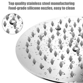 Shower Head, sinzau 8 Inch Round Rain Showerhead, 304 Stainless Steel, Ultra-Thin Design-Best Pressure Boosting