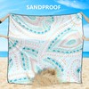 HIHOHO Beach Blanket Waterproof Sandproof Extra Large Beach Mat 79"