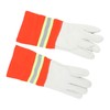 1 Pair Firefighting Gloves Comfortable Reflective Strip Flame Resistance Firefighter