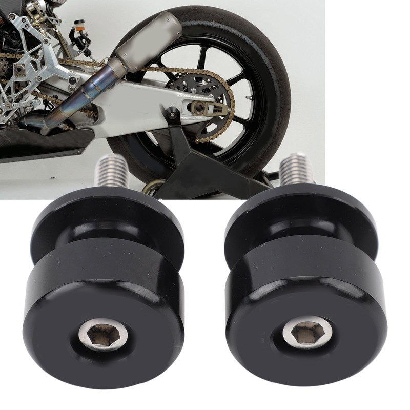 1 Pair Motorcycle Swing Arm Spools Slider M8 CNC Aluminium