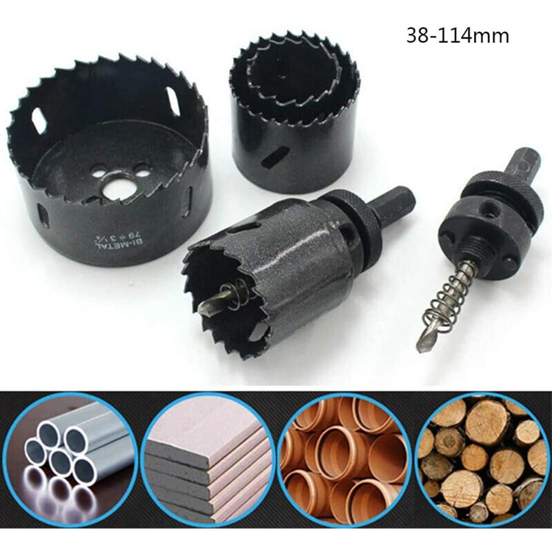 46mm Hole Saws Cutter M42 Bi-Metal Cut Hole Opener Cutters