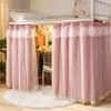 SIQITECHUK Bunk Bed Bottom Curtains Mid-Sleeper Tent Canopy Blackout Bed