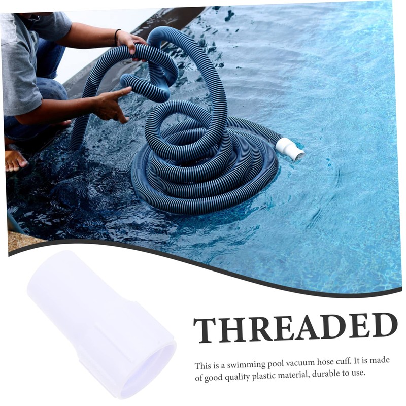 Sosoport Pool Hose Adapter Mm Stainless Throat Tube for Vacuum