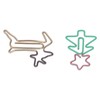 100pcs Paper Clips Lovely Christmas Tree and Deer Shape Metallic