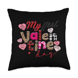 Gnome Valentines Day Love Red Heart Happy V-Day Throw Pillow, 18x18, Multicolor