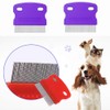 3Pcs Grooming Kit with Handle: Flea Remover Combs for Long