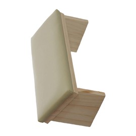 Hand Rest for Nails Tech - Bevel Design Manicure Wooden PU Leather Arm Pads,Sturdy Nail Polishing Arm Rest, Comfortable Accessories for Enhanced Client Experience