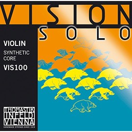 Thomastik VIS01 Single string for Violin 4/4 Vision Solo - E-string multilayered steel, tin-plated, medium, ball end
