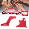 Kit de Herramientas para Moldear Barba, 4 Piezas Set con