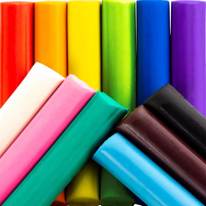 Lecute Plastilina Masa Moldeable Escolar No Toxica 12 Colores