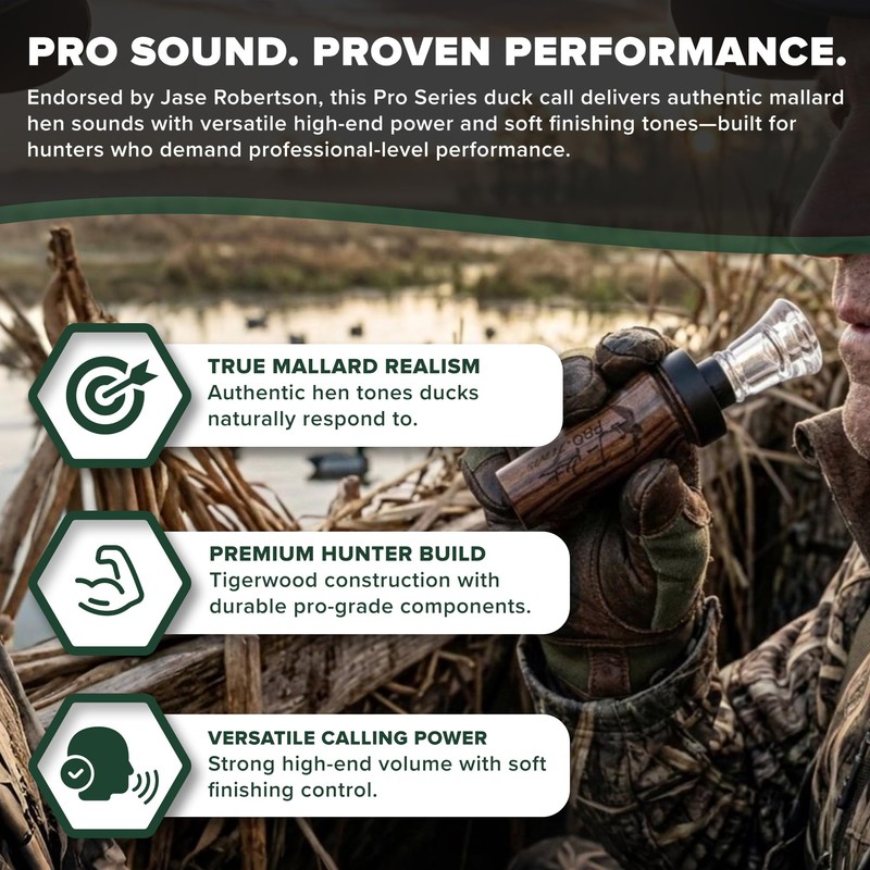 Duck Commander Jase Robertson Pro Series Duck Call - Easy