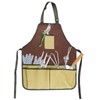 FairyPeach Gardener Apron with Pocket, Thickened and Waterproof Garden Apron,