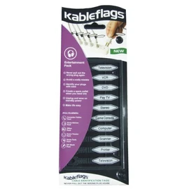 Kableflags KFA063 Cable Identification Tags (Entertainment Pack)