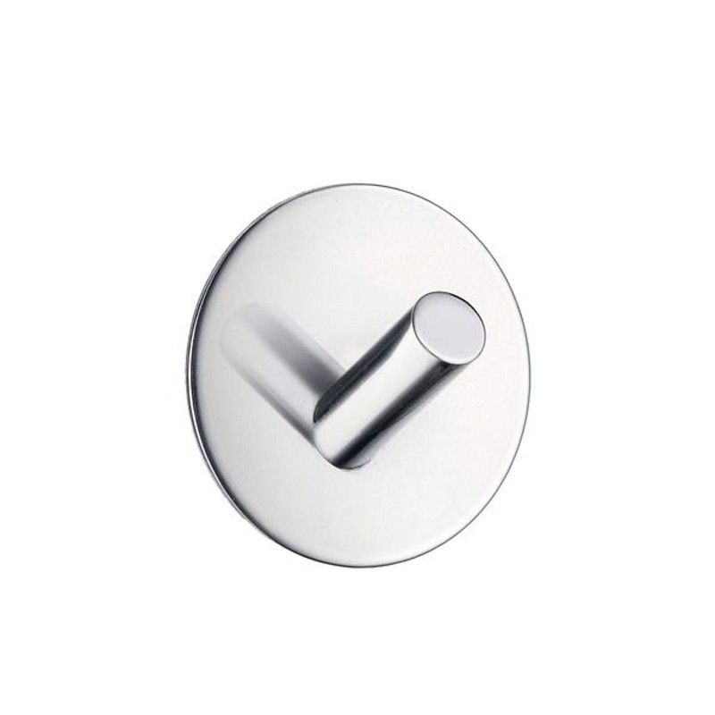 Beslagsboden Single Wall Mounted Hook Finish: Polished Stainless Steel