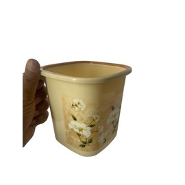 ADHAATA Homely Bathing Mug Certified Bath Water Mug Capacity 1.5Litre Square Design BPA Free Camping Mug Dabba Bathroom Mug Cup - Assorted Colors (1, Light Brown), Medium