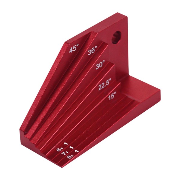 perfeclan Carpentry Angle Finder, Bevel Block Gauge, 30° to 45°,Professional,