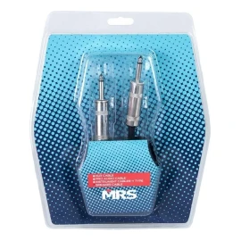 MRS Cable Audio Bafle Guitarra Plug 6.1 A Plug 6.1 Mrs 9.5m Rudo