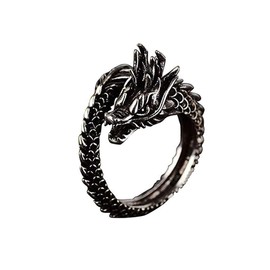 PULABO Creative Personality Adjustable Dragon Style Ring Men Women Jewelry Opening Rings Cost-Effective