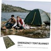 Abaodam 1Set Emergency Survival Tent Thermal Shelter for Outdoor Camping