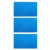 50Pcs Blue 0.45mm Thicken Marking Metal Card Test Material Nameplate