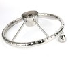 Amarine Made 5-Spoke 13-1/2 Inch Destroyer Style Stainless Boat Steering