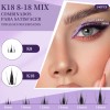 140pzs Kit De Extensiones Pestañas Raíces Curvaturad 8-18mm