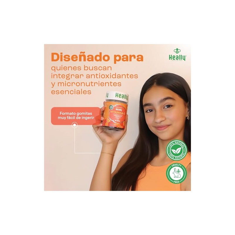 Multivitamínico Niños Desarrollo Powerful Defense Heally Omega Vitaminas Vitamina Sabor