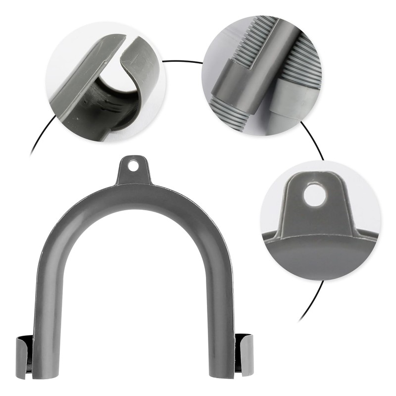 Rumyve U-Shape Washer Drain Hose Hook,U-Bend Hangle Pipe Supports,Plastic Universal