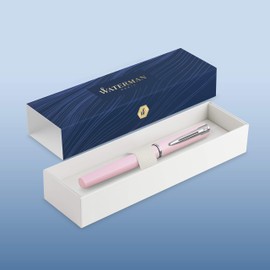 Waterman Allure Rollerball Pen | Macaron Pink Pastel Lacquer | Fine Point | Black Ink | With Gift Box
