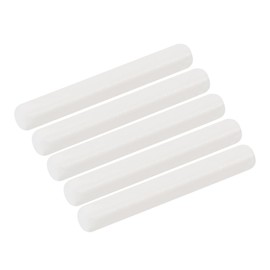 MECCANIXITY 95% Alumina Ceramic Rod Solid Cylinder Whetstone 2.5mmx18mm Sharpening for Knives Scissors Pack of 5