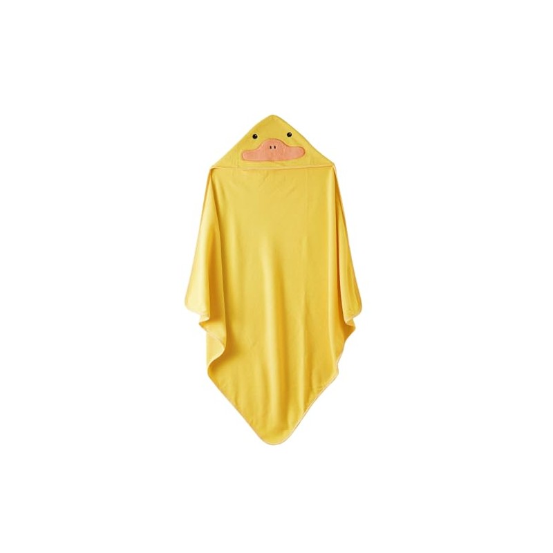 JN&LULU Organic Cotton Fabric Hooded Towel for Kids & Toddlers,
