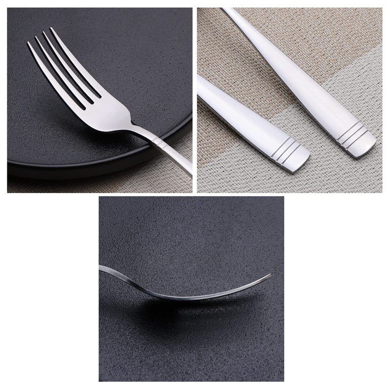 Leendines Dinner Forks, Stainless Steel Table Forks,12 Pieces Forks