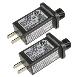 SIGANDG 30V 9W LED Transformer Replacement Class 2 Power LED Controller with 8 Modes Supply for Christmas String Light Inflatable Decorations IP44 Waterproof Low Voltage Transformer(2 Pcs)
