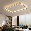 Modern Full Spectrum LED Flush Mount Ceiling Light,Ultra-Thin Acrylic Square