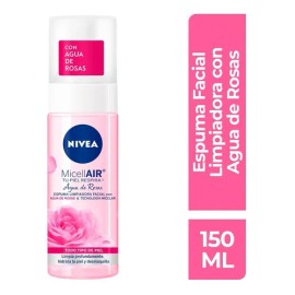 Espuma Facial Limpiadora Nivea Con Agua De Rosas - 150ml