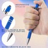 Rnigra Ballpoint Pens 8PCS, Retractable Ballpoint Pen with Stylus Tip,