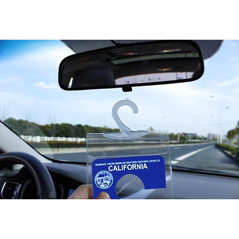 Handicap Parking Placard Holder, Ultra Transparent Disabled Permit Protective Cover