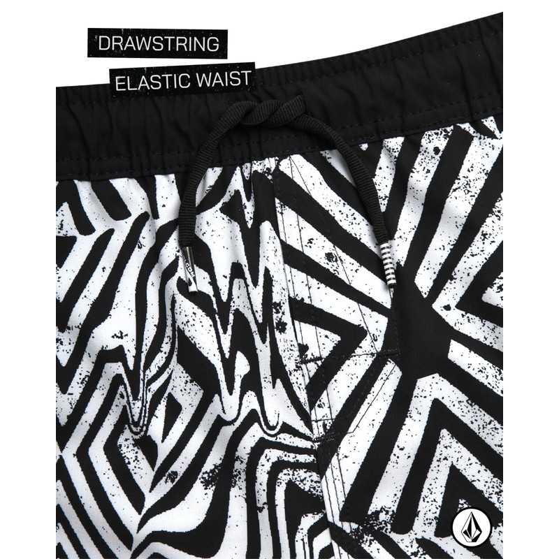 Volcom Boys Swim Trunks - UPF 50+ Quick Dry Board