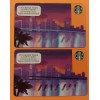 STARBUCKS CARDS 2015 " MIAMI SKYLINE " MINT~BEAUTIFUL 2 CARDS~GREAT