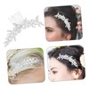 SAFIGLE Rhinestone Hair Comb for Brides Elegant Bridal Hair Accessories