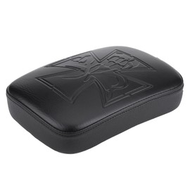 Motorcycle Suction Cup Rear Pillion Passenger Pad Seat for Bobber Chopper (#3)