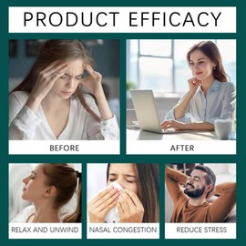 Yoowan 4 Pieces Nasal Stick,Natural Nasal Inhaler,Nasal Inhaler Stick,Nasal Inhaler Stick,Blocked Nose Relief,Refresh Mind,Natural Composition,Suitable For School,Work, Late Night Crowd