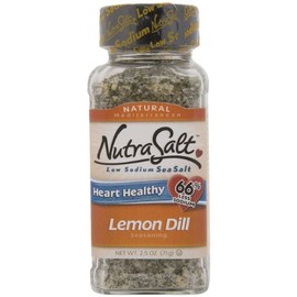 NutraSalt Lemon Dill, 3-Ounce Containers (Pack of 6)
