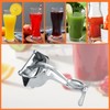 Bamyli Manual Juicer Lemon Squeezer Hand Press Citrus Juicer Aluminium