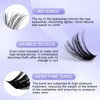 DIY lash Extension Kit 60D+80D Lash Cluster Kit with 240