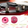 MECCANIXITY 4PCS Aluminium Potentiometer Knobs 1/4" x 1", Universal Top