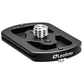 Leofoto P-BV10 037911 Shoe Plate Quick Release Plate for Head Head Compatible with Arca Swiss Head Mounting Screws 3/8"-16 Aluminum