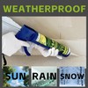 White Universal Silicone Caulk, 100% Silicone Sealant Outdoor Waterproof, Flexible